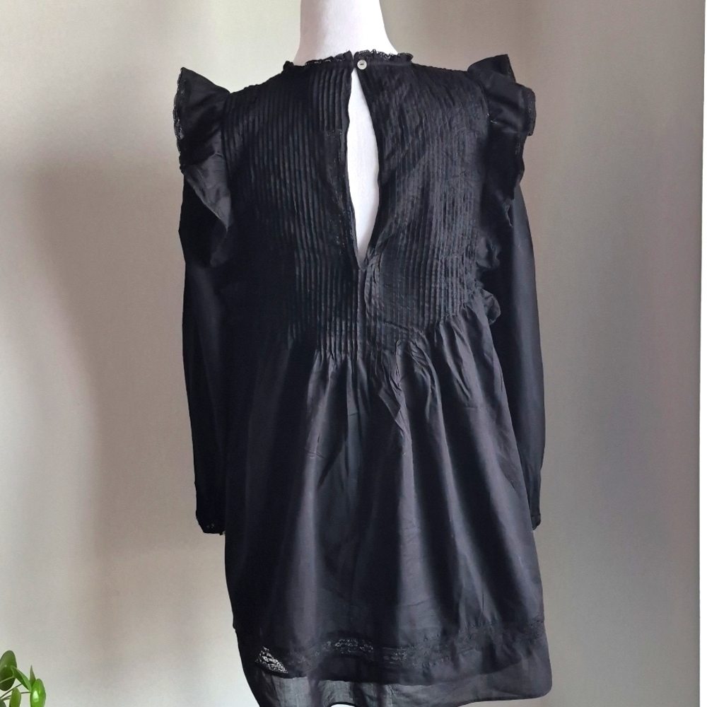 Aritzia Wilfred La Boheme Elia Black Minidress Size XS - Picture 5 of 12